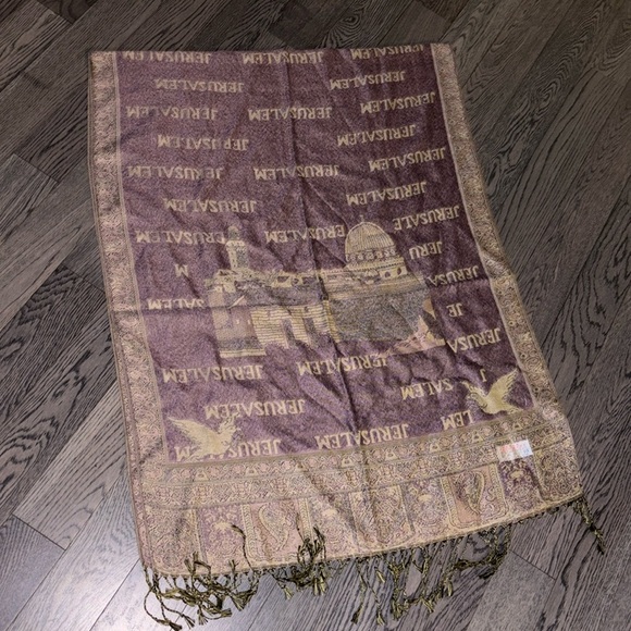 Jerusalem Cashmere pashmina scarf new - Picture 3 of 11